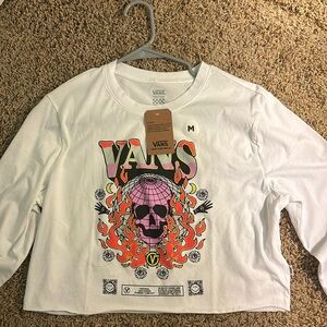 NWT Vans Cropped Long Sleeve